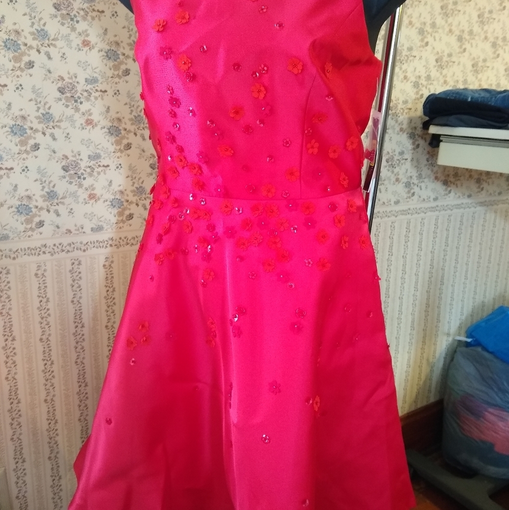 Red gorgeous dress Tahari by Arthur Levine